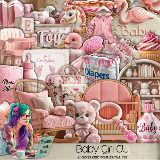 Baby Girl AI CU Pack - Click Image to Close
