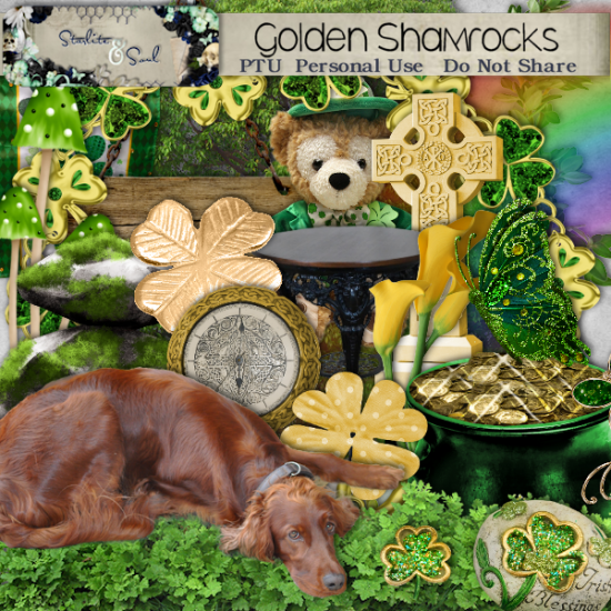 Golden Shamrocks - Click Image to Close