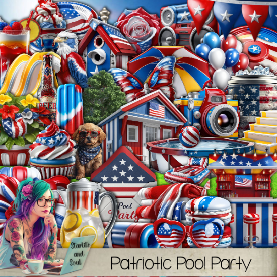 Patriotic Pool Party - Click Image to Close