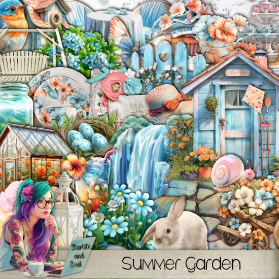 Summer Garden - Click Image to Close