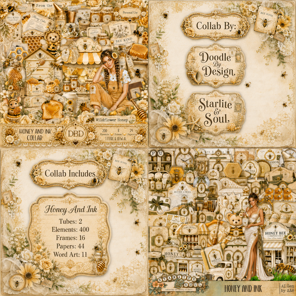 HoneyAndInk_TSPV_Collab Honey & Ink Collab - Image 1